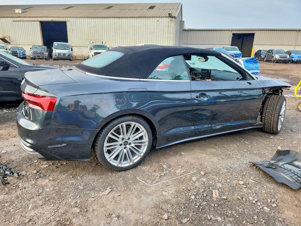 2022 Audi A5 VIN WAUWAGF57NN002113 COPART salvage auction — FRONT END, Pa - Certificate Of Salvage, sold $6,400 on 2026-07-27 (photo 3)