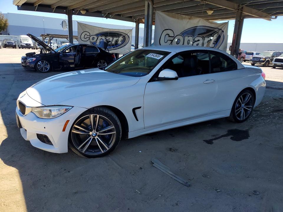 2015 BMW VIN WBA3T3C5XFP738544 COPART salvage auction — FRONT END, Salvage Title, sold $15 on 2026-08-11 (photo 1)