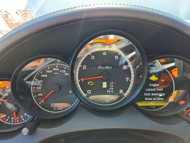 2015 Porsche Cayenne VIN WP1AC2A28FLA81147 COPART salvage auction — FRONT END, Ny - Mv-907A Salvage Certificate, sold $3,850 on 2026-07-15 (photo 9)