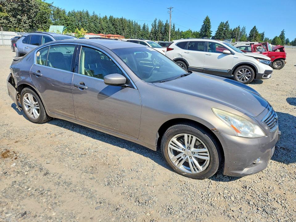 2012 Infiniti G VIN JN1CV6AR4CM682671 COPART salvage auction — REAR END, Wa - Bill Of Sale, sold $650 on 2026-07-24 (photo 4)