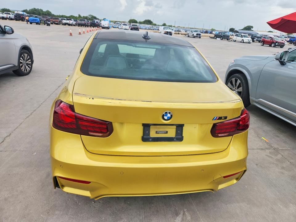 2017 BMW M3 VIN WBS8M9C58H5G42141 COPART salvage auction — MINOR DENT/SCRATCHES, Tx - Certificate Of Title (P), sold $18,000 on 2026-07-28 (photo 6)