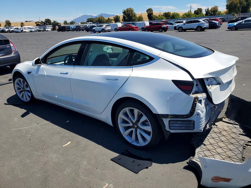 2020 Tesla Model 3 VIN 5YJ3E1EB6LF742343 COPART salvage auction — REAR END, CA - SALVAGE CERTIFICATE, sold $90 on 2026-07-27 (photo 2)