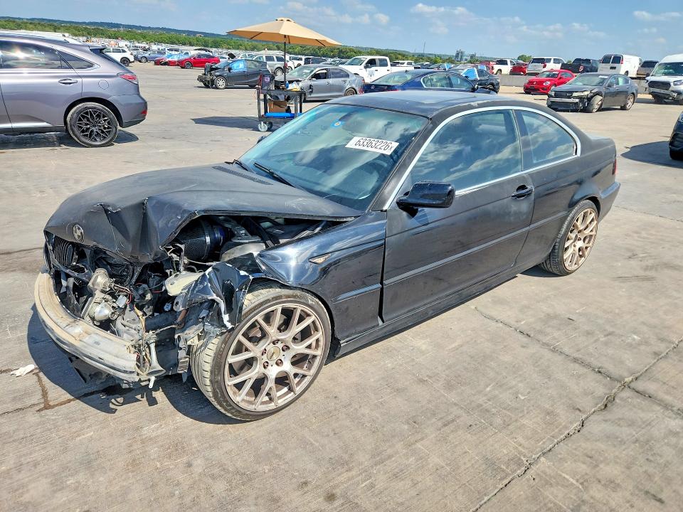 2005 BMW 3 series VIN WBABD53435PL17100 COPART salvage auction — FRONT END, TX - SALVAGE VEHICLE TITLE (P), sold $150 on 2026-08-13 (photo 1)