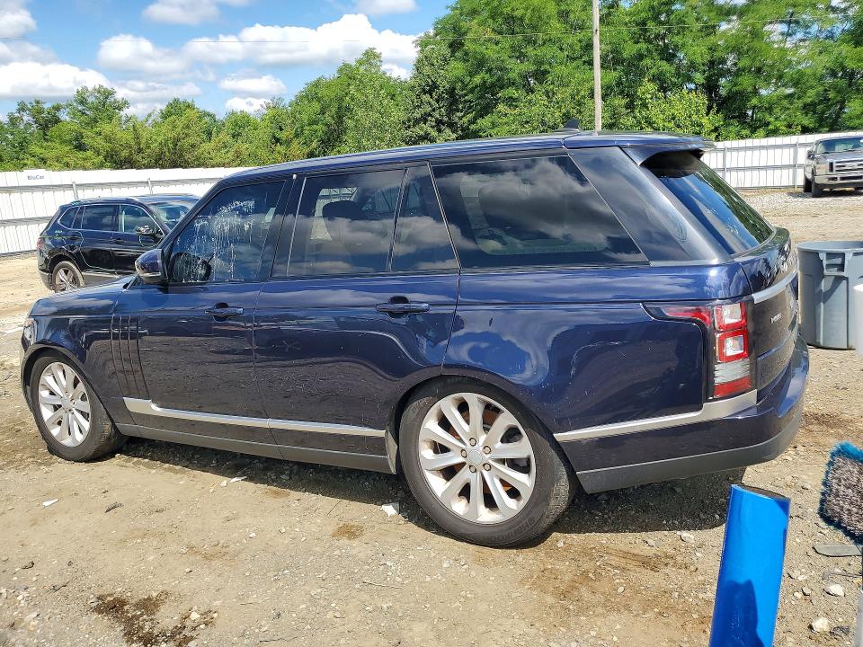 2016 Land rover RANGE ROVER VIN SALGS2VF6GA269649 COPART salvage auction — MECHANICAL, WV - CERTIFICATE OF TITLE, sold $4,450 on 2026-07-27 (photo 2)
