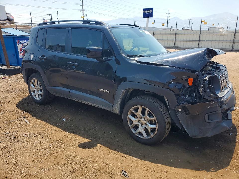2017 Jeep Renegade VIN ZACCJBBB3HPG37197 COPART salvage auction — FRONT END, Co - Salvage Title, sold $525 on 2026-08-05 (photo 4)