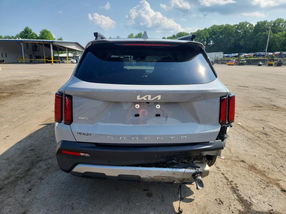 2022 Kia Sorento VIN 5XYRHDLF2NG109441 COPART salvage auction — REAR END, Ny - Mv-907A Salvage Certificate, sold $11,100 on 2026-07-07 (photo 6)