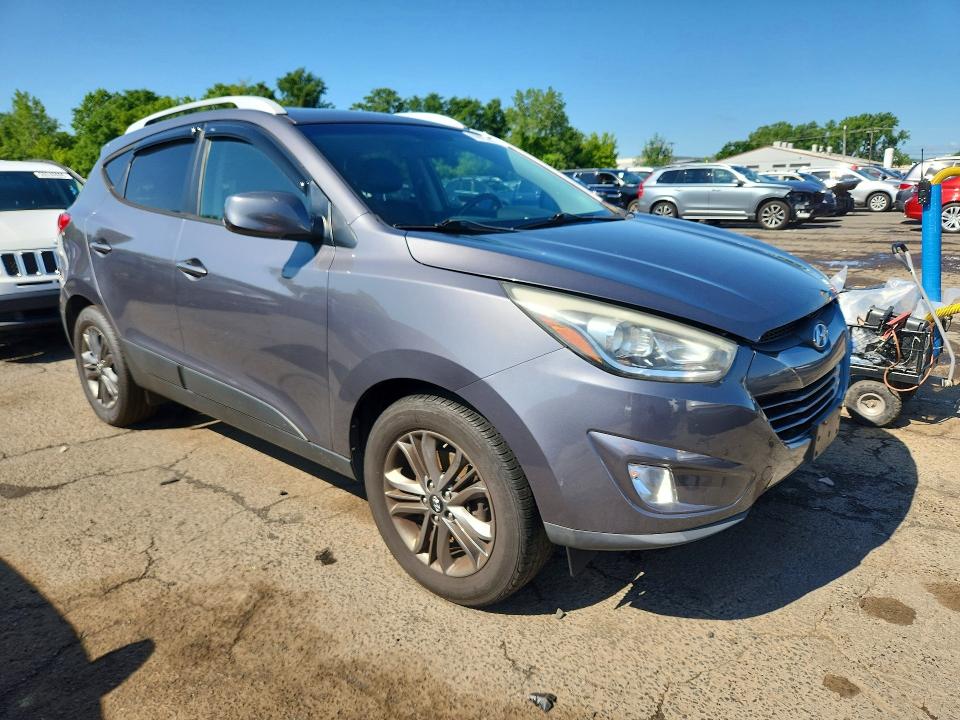 2014 Hyundai Tucson VIN KM8JUCAG5EU848179 COPART salvage auction — MECHANICAL, Ct - Certificate Of Title, sold $1,350 on 2026-07-24 (photo 4)