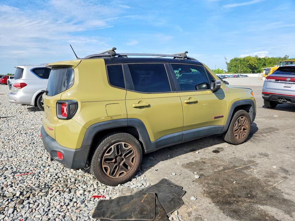2015 Jeep VIN ZACCJBCT2FPB93900 COPART salvage auction — REAR END, Fl - Certificate Of Title, sold $925 on 2026-07-22 (photo 3)