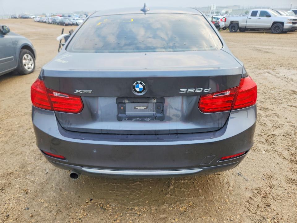 2015 BMW 3er VIN WBA3D5C55FK291336 COPART salvage auction — FRONT END, Ab - Bos - Salvage, sold $1,650 on 2026-08-13 (photo 6)