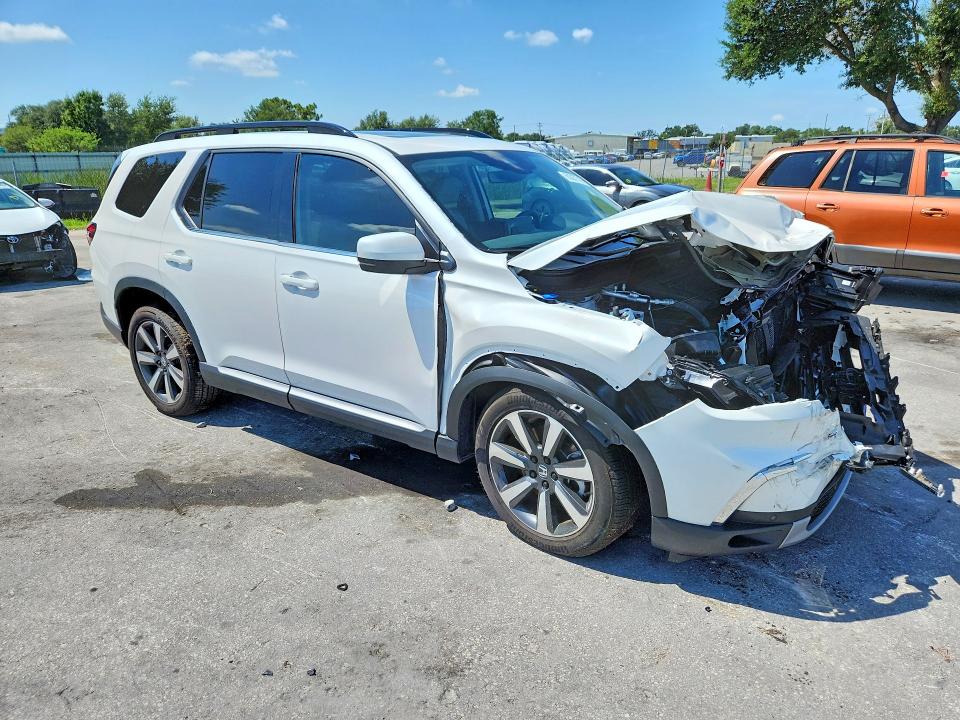 2025 Honda Pilot VIN 5FNYG1H78SB170603 COPART salvage auction — FRONT END, Fl - Cert Of Title Slvg Rebuildable, sold $13,200 on 2026-08-18 (photo 4)