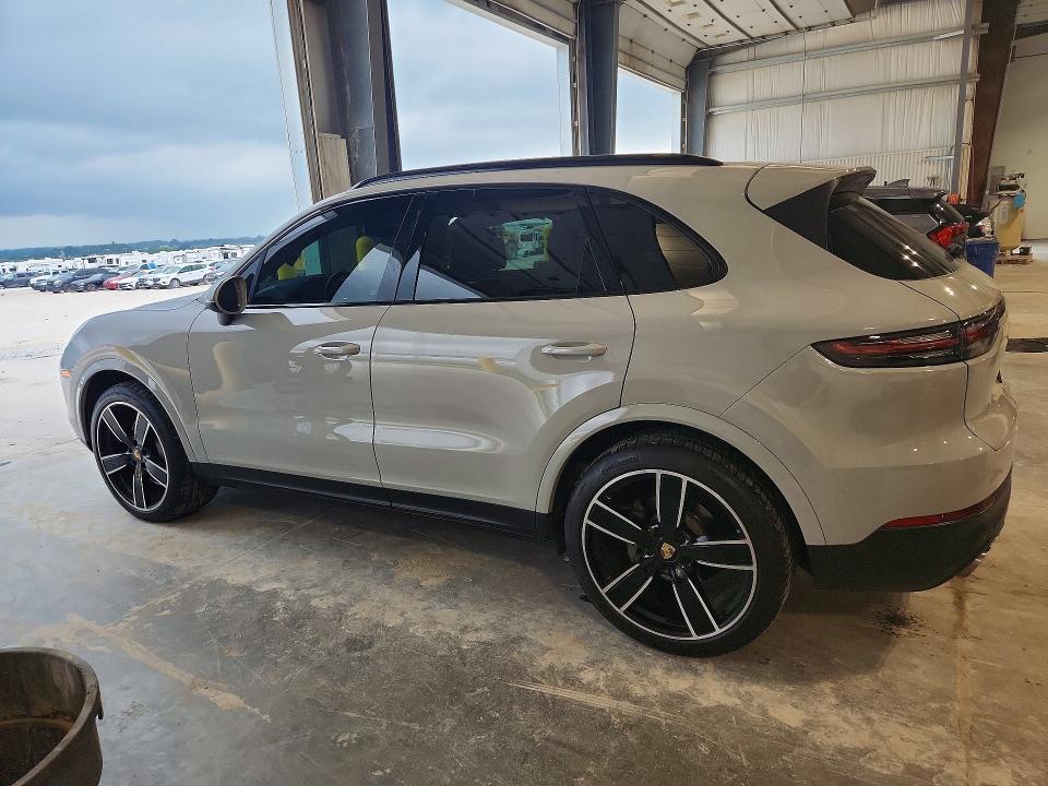 2021 Porsche Cayenne VIN WP1AB2AY0MDA28571 COPART salvage auction — REAR END, Ne - Cert Of Title-Salvage, sold $27,250 on 2026-08-18 (photo 2)