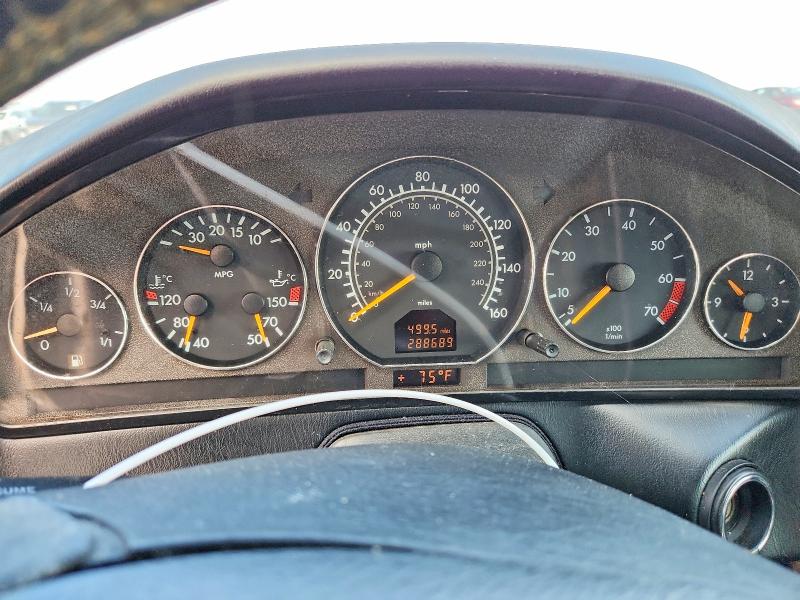1999 Mercedes-benz Sl-class VIN WDBFA68F7XF179954 COPART salvage auction — MINOR DENT/SCRATCHES, TN - CERTIFICATE OF TITLE, sold $4,050 on 2026-07-13 (photo 9)