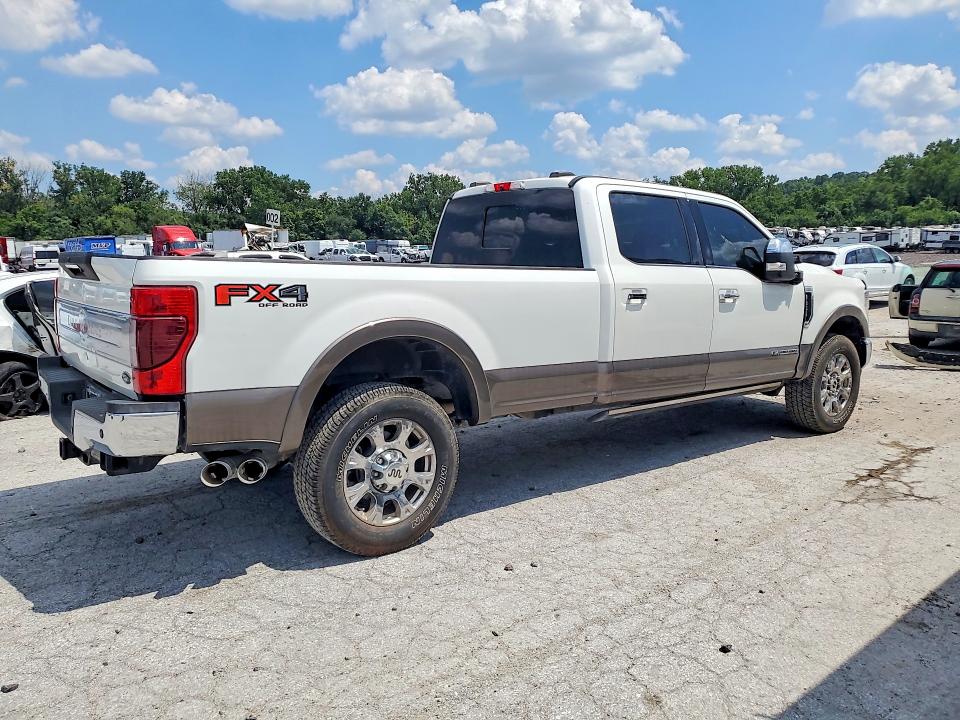2021 Ford F350 VIN 1FT8W3BT7MEE06425 COPART salvage auction — SIDE, Az - Cert Of Title - Salvage, sold $18,000 on 2026-07-09 (photo 3)
