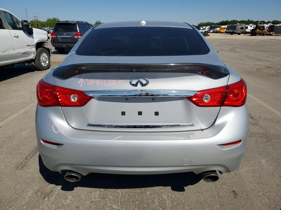 2016 Infiniti Q50 VIN JN1CV7AP6GM202558 COPART salvage auction — MECHANICAL, Ca - Salvage Certificate, sold $4,000 on 2026-07-30 (photo 6)