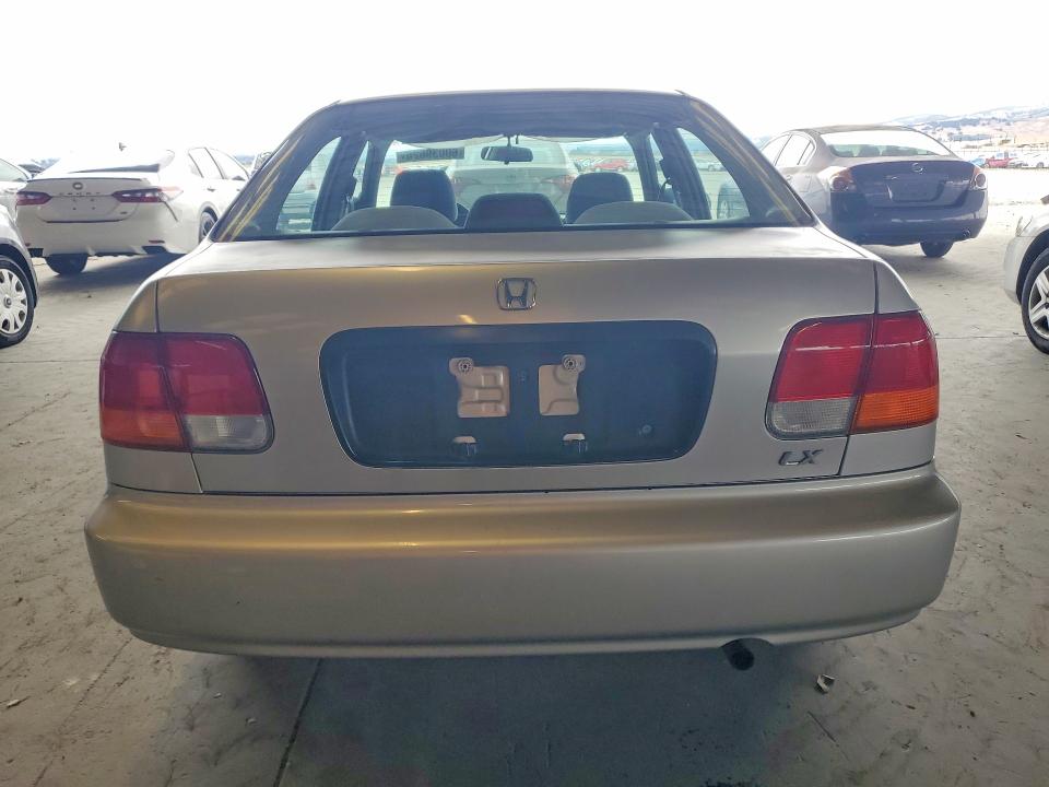 1998 Honda Civic VIN JHMEJ6673WS012309 COPART salvage auction — MECHANICAL, CA - DIS/DLR/EXP ONLY CLEAN TITLE, sold $500 on 2026-07-27 (photo 6)