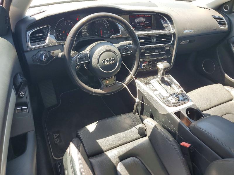 2016 Audi A5 VIN WAUM2AFR0GA017616 COPART salvage auction — FRONT END, Ca - Salvage Certificate, sold $2,950 on 2026-07-28 (photo 8)