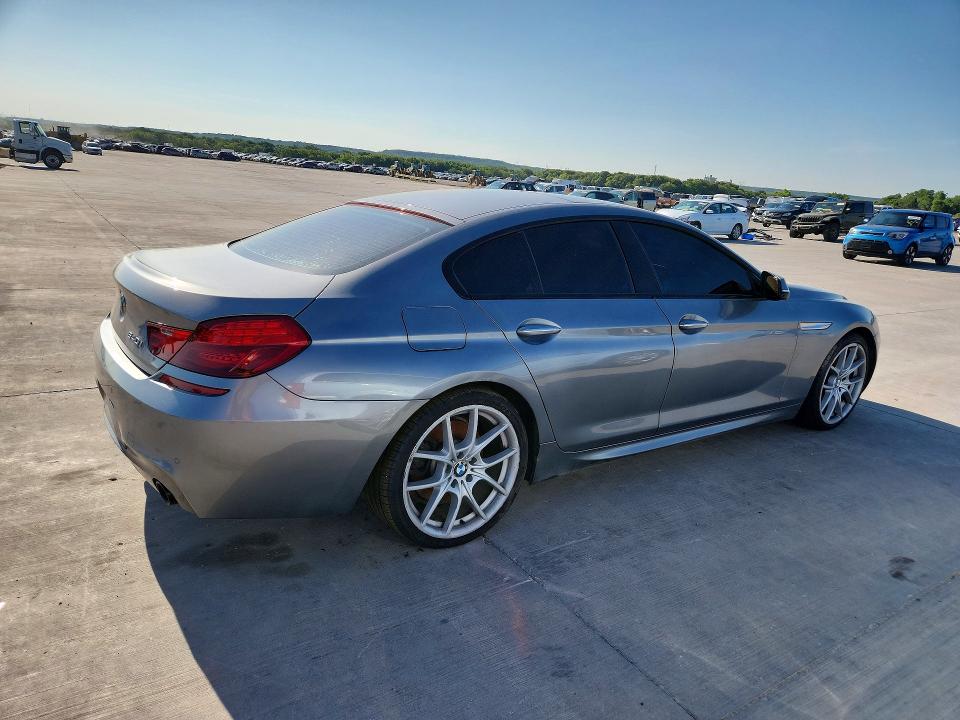 2016 BMW 6er VIN WBA6D0C56GG432385 COPART salvage auction — NORMAL WEAR, Tx - Certificate Of Title (P), sold $3,700 on 2026-07-23 (photo 3)