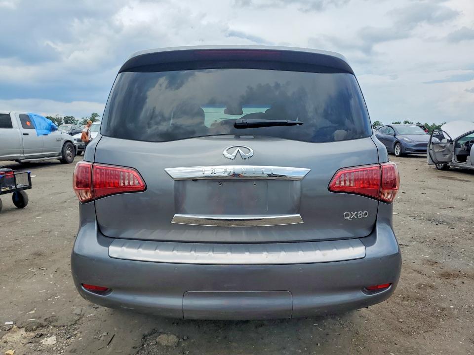 2016 Infiniti Qx80 VIN JN8AZ2NE1G9126355 COPART salvage auction — FRONT END, Va - Cert Of Title - Salvage, sold $3,650 on 2026-07-29 (photo 6)