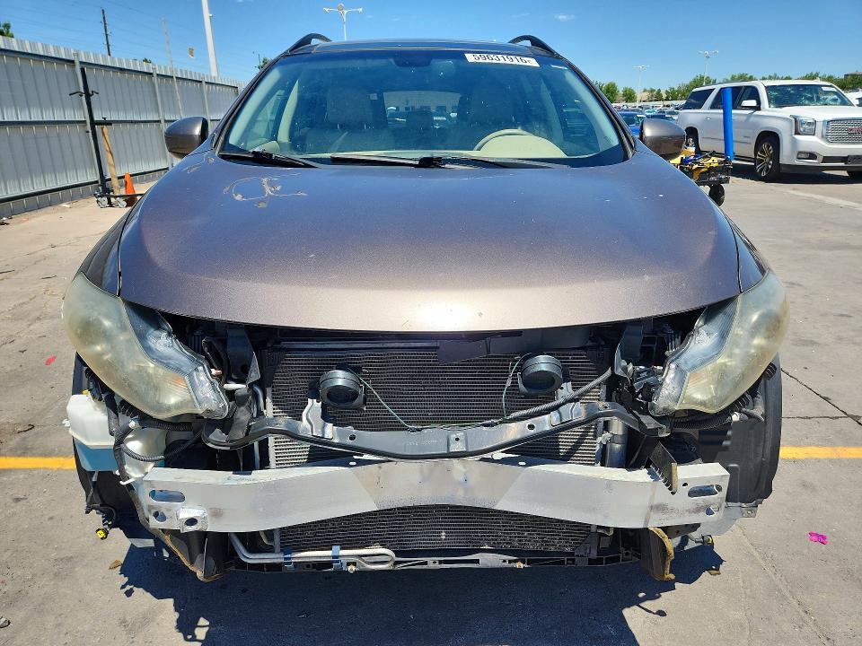 2011 Nissan Murano VIN JN8AZ1MW5BW181616 COPART salvage auction — FRONT END, CO - PUBLIC - SALVAGE TITLE, sold $275 on 2026-07-29 (photo 5)