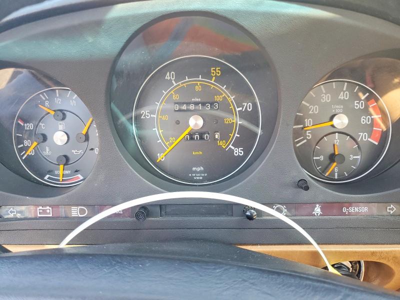 1981 Mercedes-benz 380 VIN WDBBA45A9BB008828 COPART salvage auction — MINOR DENT/SCRATCHES, Ca - Dis/Dlr/Exp Only Clean Title, sold $3,100 on 2026-08-19 (photo 9)