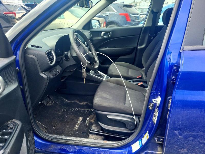 2021 Hyundai Venue VIN KMHRB8A34MU121696 COPART salvage auction — REAR END, Nl - Salvage Brand, sold $80 on 2026-07-30 (photo 7)
