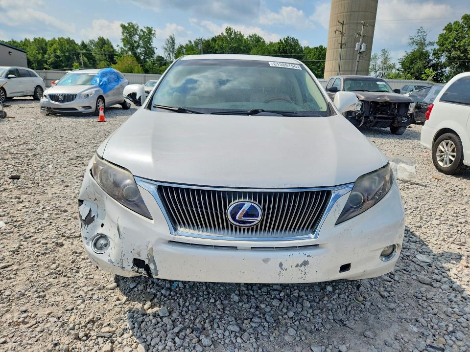 2011 Lexus Rx 450h VIN JTJZB1BA6B2405832 COPART salvage auction — FRONT END, Mi - Certificate Of Title, sold $1,000 on 2026-07-30 (photo 5)
