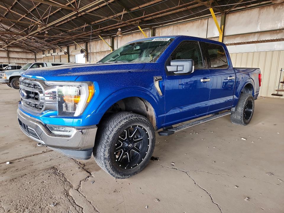 2021 Ford F-150 lightning VIN 1FTFW1E80MFA21771 — COPART salvage auction photo