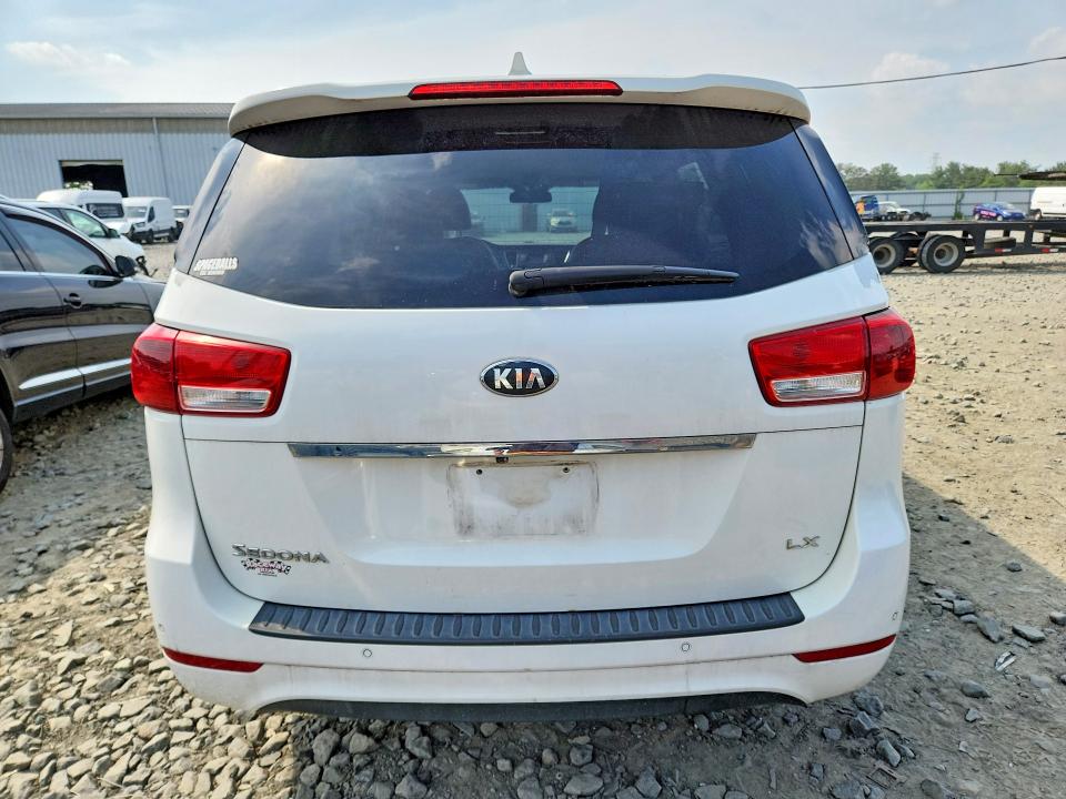 2017 Kia SEDONA VIN KNDMB5C17H6239230 COPART salvage auction — MINOR DENT/SCRATCHES, Nj - Certificate Of Title, sold $1,550 on 2026-07-21 (photo 6)