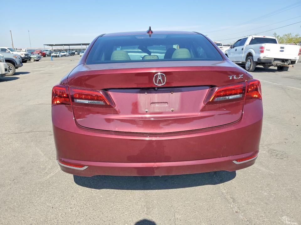 2016 Acura Tlx VIN 19UUB1F30GA007846 COPART salvage auction — FRONT END, Tx - Salvage Vehicle Title, sold $2,350 on 2026-07-31 (photo 6)