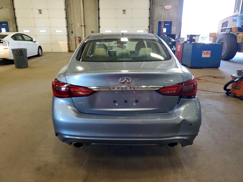 2020 Infiniti Q50 VIN JN1EV7AR0LM252702 COPART salvage auction — FRONT END, Mn - Cert Of Title-Salvage, sold $525 on 2026-07-21 (photo 6)