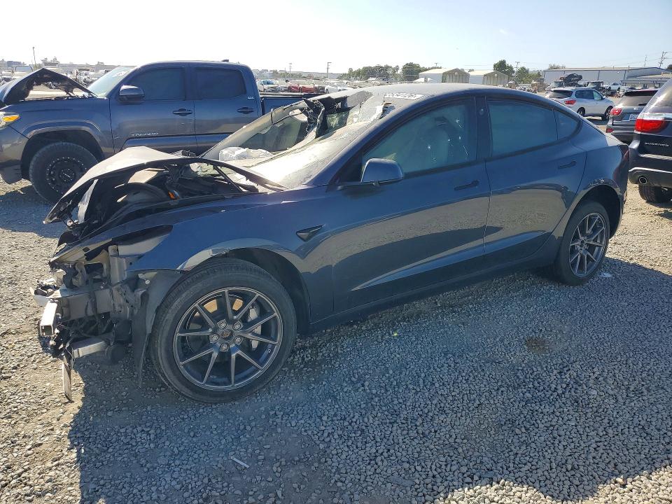 2022 Tesla Model 3 VIN 5YJ3E1EB6NF204745 COPART salvage auction — FRONT END, Ca - Salvage Certificate, sold $2,950 on 2026-07-31 (photo 1)