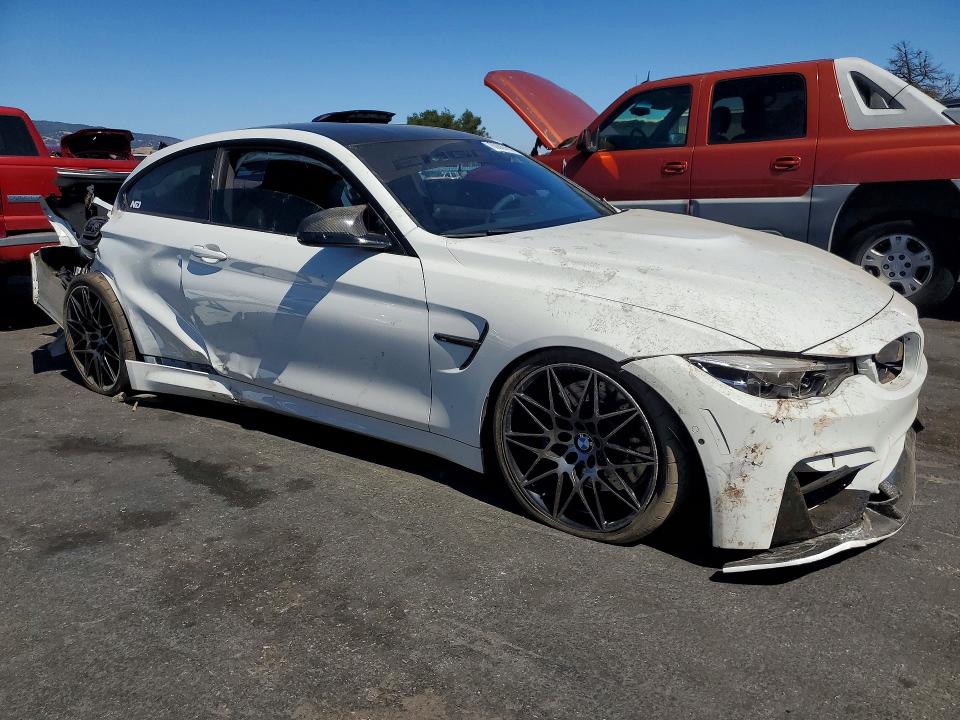 2020 BMW M4 VIN WBS4Y9C03LFJ20797 COPART salvage auction — REAR END, CA - SALVAGE CERTIFICATE, sold $9,500 on 2026-08-20 (photo 4)