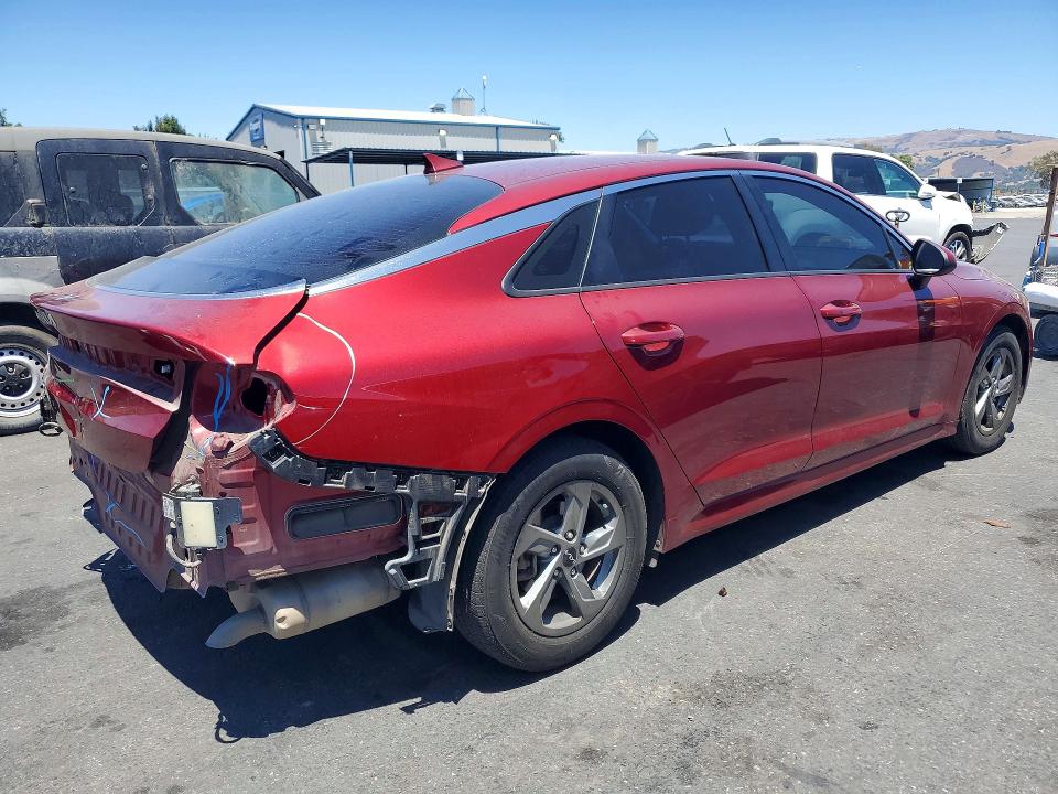 2022 Kia K5 VIN 5XXG14J23NG095369 COPART salvage auction — REAR END, Ca - Salvage Certificate, sold $5,400 on 2026-07-16 (photo 3)