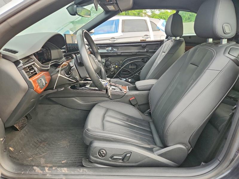2022 Audi A5 VIN WAUWAGF57NN002113 COPART salvage auction — FRONT END, Pa - Certificate Of Salvage, sold $6,400 on 2026-07-27 (photo 7)