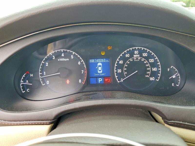 2010 Hyundai Genesis VIN KMHGC4DE4AU087152 COPART salvage auction — FRONT END, KY - CERT OF TITLE-SALVAGE (P), sold $650 on 2026-07-17 (photo 9)
