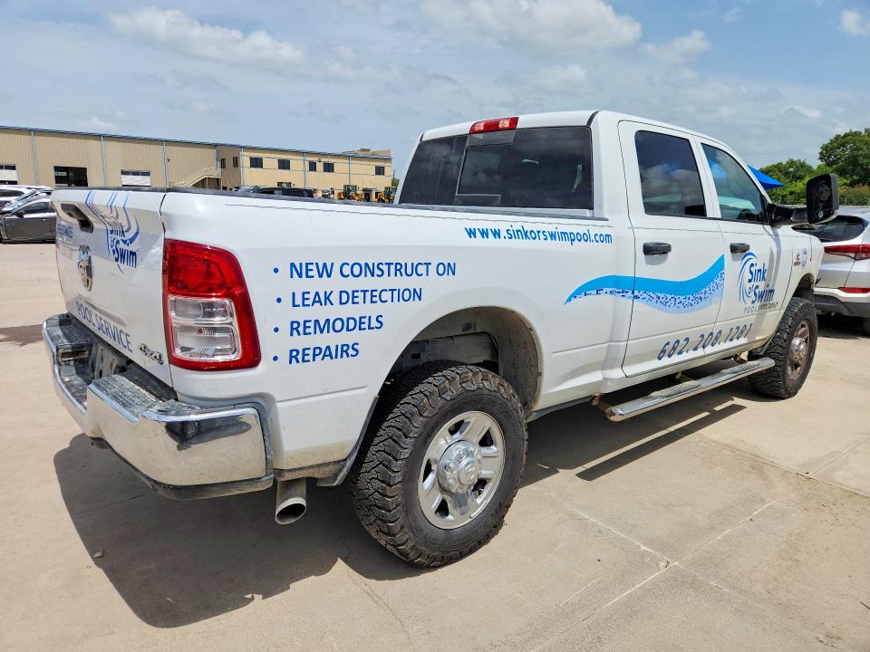 2020 Ram 2500 VIN 3C6UR5CL6LG197340 COPART salvage auction — FRONT END, Tx - Salvage Vehicle Title, sold $3,200 on 2026-07-23 (photo 3)