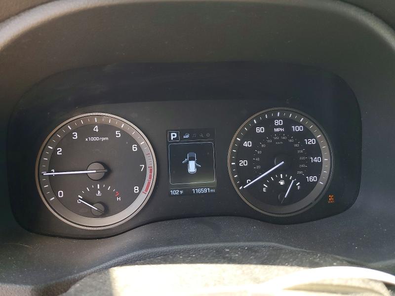 2017 Hyundai Tucson VIN KM8J3CA48HU412195 COPART salvage auction — REAR END, Id - Certificate Of Title, sold $700 on 2026-07-16 (photo 9)