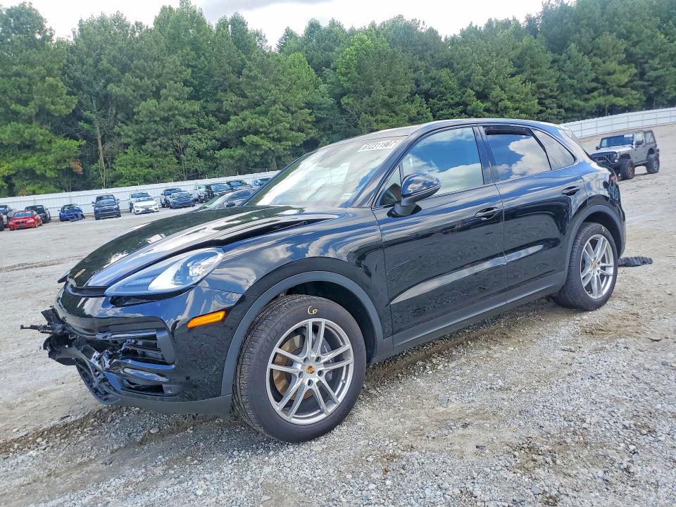 2019 Porsche Cayenne VIN WP1AA2AY1KDA03405 COPART salvage auction — FRONT END, Fl - Cert Of Title Slvg Rebuildable, sold $13,500 on 2026-08-19 (photo 1)