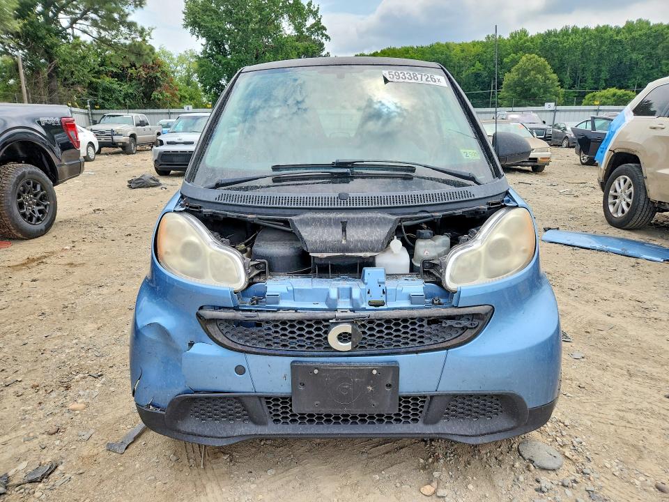 2013 Smart VIN WMEEJ3BAXDK617007 COPART salvage auction — FRONT END, Va - Certificate Of Title, sold $325 on 2026-07-21 (photo 5)
