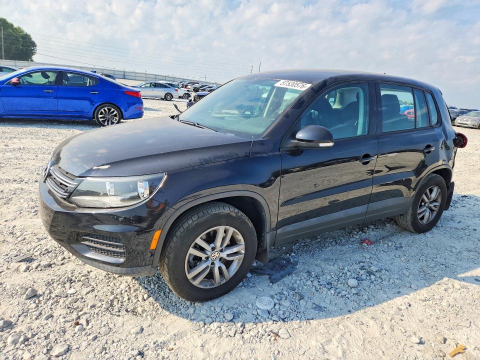 2013 Volkswagen Tiguan VIN WVGAV7AX8DW553973 COPART salvage auction — REAR END, Ga - Cert Of Title-Salvage, sold $750 on 2026-08-03 (photo 1)