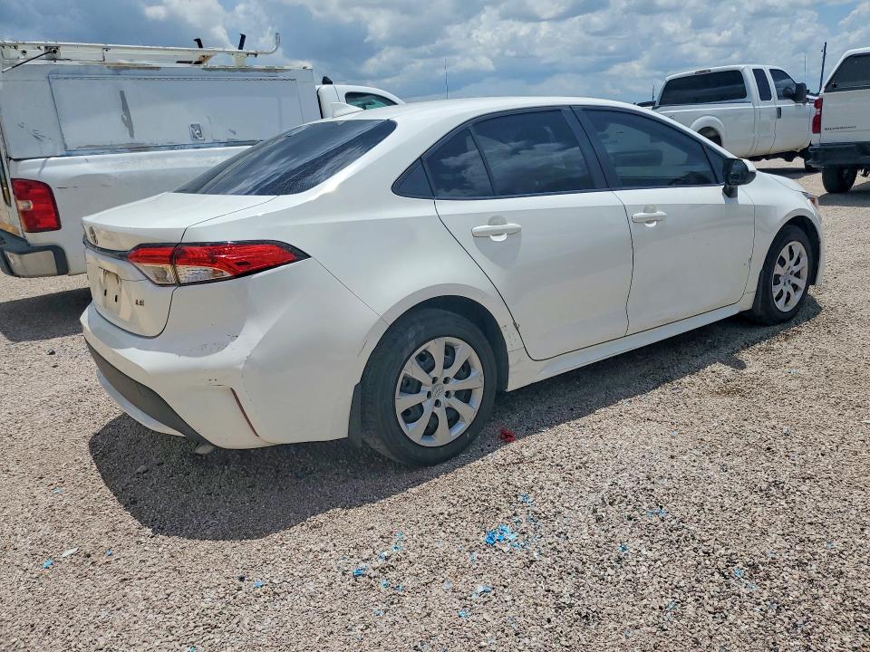 2022 Toyota Corolla VIN JTDEPMAE5N3016459 COPART salvage auction — MINOR DENT/SCRATCHES, Tx - Certificate Of Title, sold $10,900 on 2026-07-16 (photo 3)