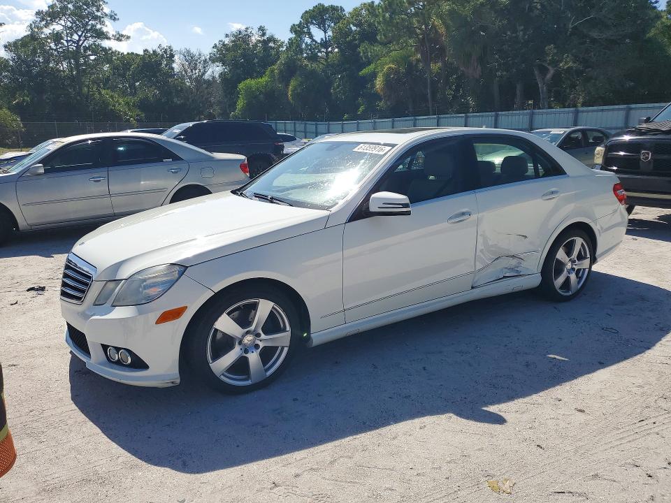 2010 Mercedes-benz E-klasse VIN WDDHF5GB0AA074123 COPART salvage auction — SIDE, Fl - Cert Of Title Slvg Rebuildable, sold $2,100 on 2026-08-05 (photo 1)