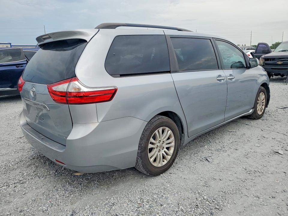 2015 Toyota Sienna VIN 5TDYK3DC2FS594017 COPART salvage auction — FRONT END, Nc - Certificate Of Title, sold $4,550 on 2026-07-28 (photo 3)