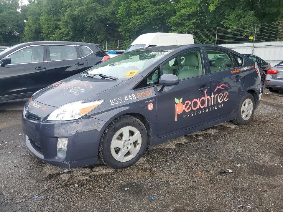 2011 Toyota Prius VIN JTDKN3DU2B0265014 COPART salvage auction — FRONT END, Ga - Certificate Of Title, sold $1,050 on 2026-07-17 (photo 1)