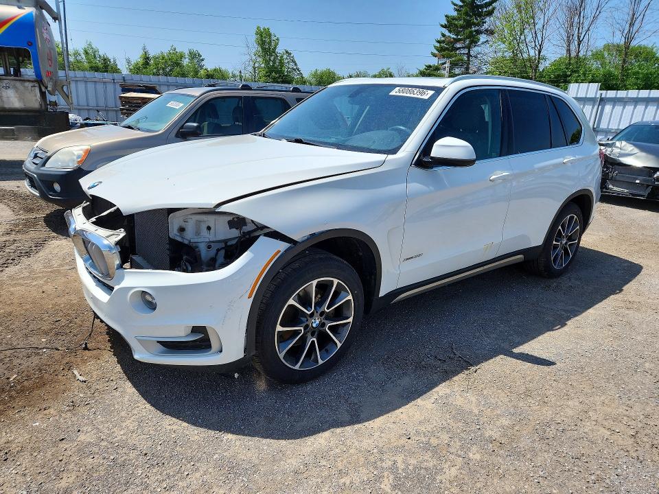 2015 BMW X5 VIN 5UXKR0C57F0P04757 COPART salvage auction — FRONT END, ON - PERMIT SALVAGE, sold $3,900 on 2026-07-21 (photo 1)
