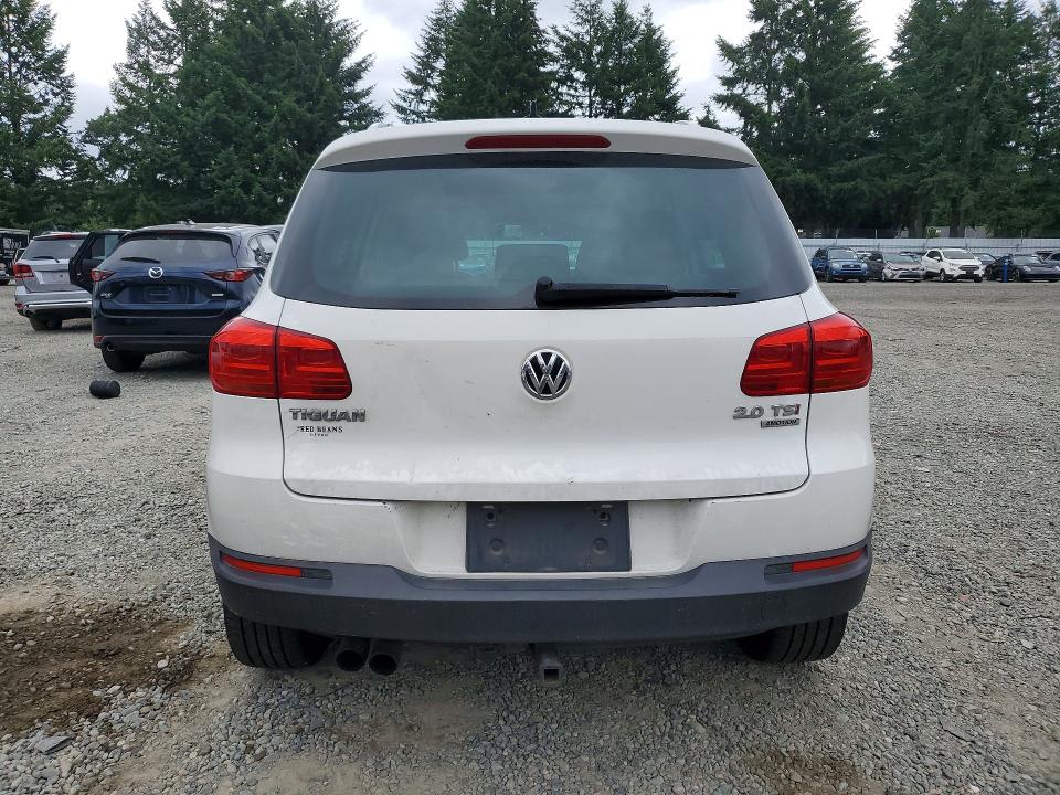 2012 Volkswagen Tiguan VIN WVGBV7AX8CW581906 COPART salvage auction — MINOR DENT/SCRATCHES, Wa - Vehicle Cert Of Ownership-Titl, sold $1,000 on 2026-07-14 (photo 6)