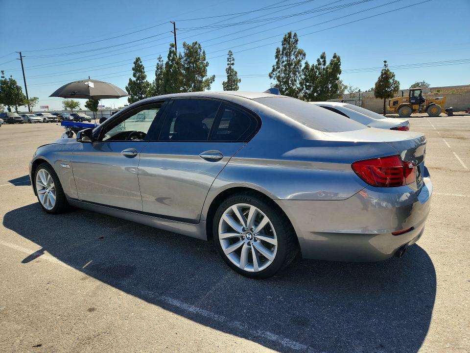 2012 BMW 5er VIN WBAFR7C54CC811221 COPART salvage auction — SIDE, Ca - Salvage Certificate, sold $150 on 2026-07-28 (photo 2)