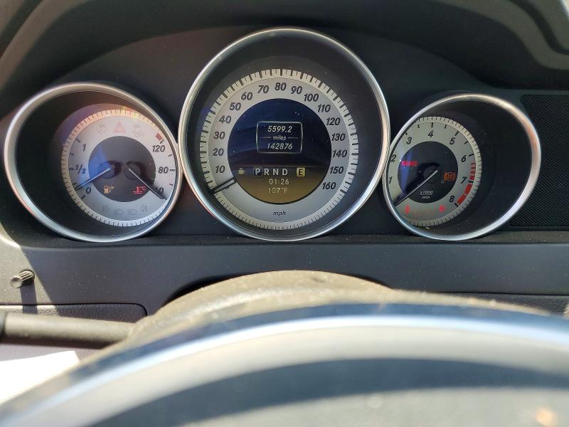 2012 Mercedes-benz C-klasse VIN WDDGJ4HBXCF801034 COPART salvage auction — FRONT END, CA - SALVAGE CERTIFICATE, sold $425 on 2026-07-27 (photo 9)