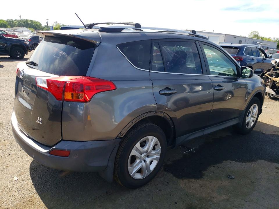 2014 Toyota Rav4 VIN JTMBFREV8EJ001012 COPART salvage auction — SIDE, CT - CERT OF TITLE-SALVAGE, sold $500 on 2026-07-24 (photo 3)