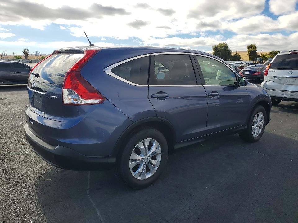 2012 Honda Cr-v VIN JHLRM4H52CC011347 COPART salvage auction — WATER/FLOOD, CA - SALVAGE CERTIFICATE, sold $100 on 2026-07-29 (photo 3)